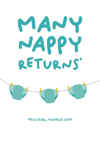 Many Nappy Returns created by PaperJam Print Co.