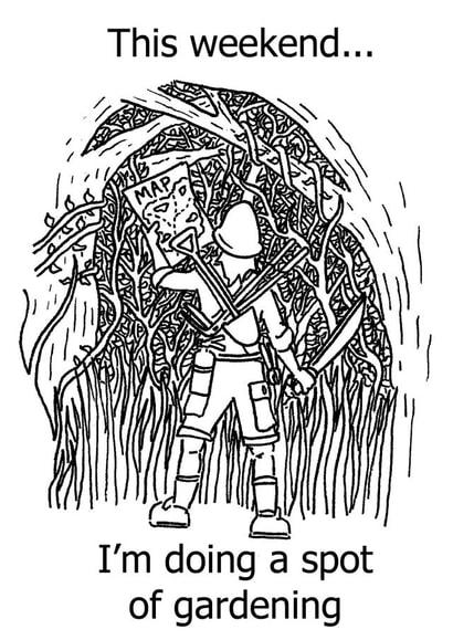 Garden Gardening Humour Card 24496 created by James Mellor