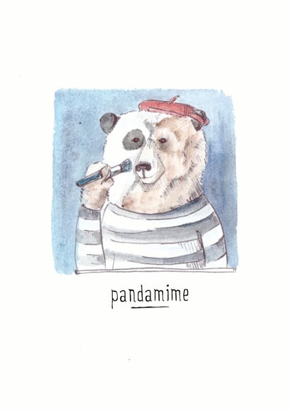 french animal Just because... Card 2227 created by Maria Nechaeva