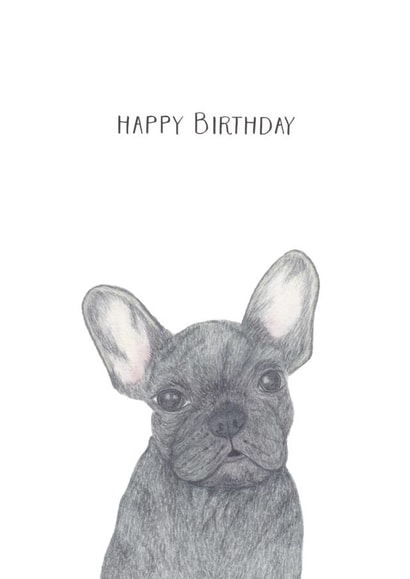 Happy Dog Birthday Card 5571 created by Louise Jewell