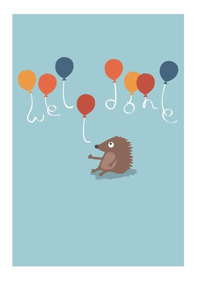 well done Congratulations Card 5402 created by Roisin Cafferty