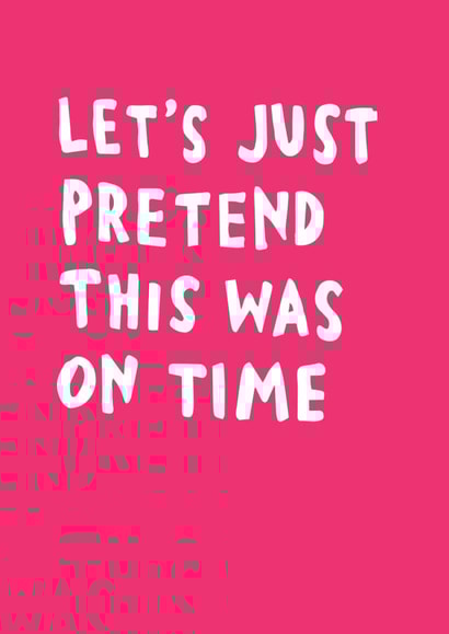 late bold Birthday Card 5190 created by Veronica Dearly