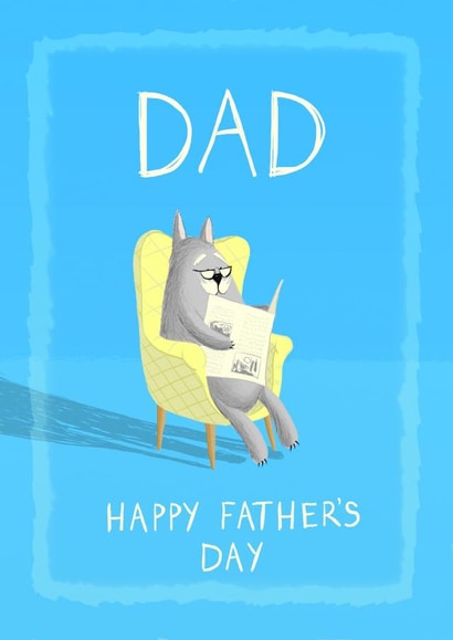 dad Illustration Father's Day Card 23459 created by Andy Roper