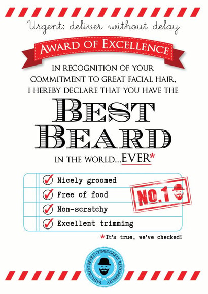 beard birthday Just because... Card 5845 created by Eskimo Kiss Designs