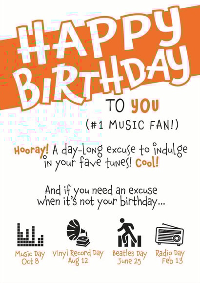 happy birthday Birthday Card 4998 created by Need A Holiday?