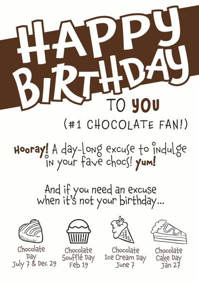 happy birthday Birthday Card 4999 created by Need A Holiday?