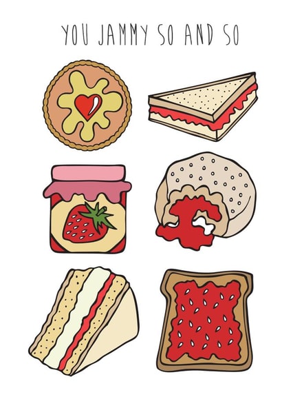 Jam Jammy Congratulations Card 5020 created by Stonefoxes