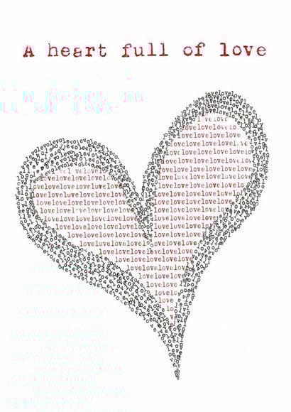 heart valentines Love & Friendship Card 27319 created by oi Doris