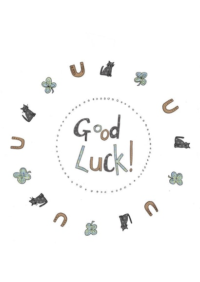 good luck Good Luck Card 2258 created by Ryland Studios