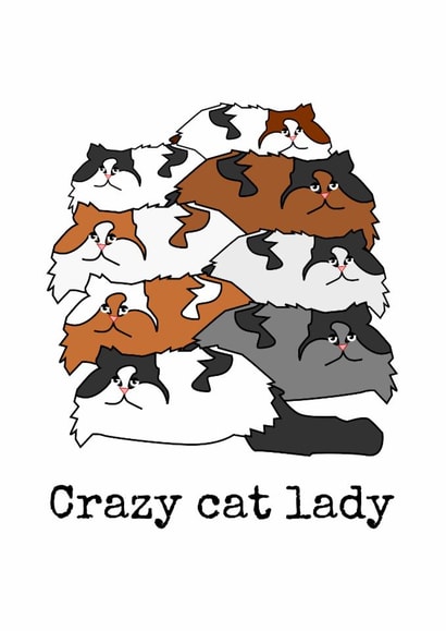 Cat Just_because Love & Friendship Card 2607 created by Doodle Dot Design Co