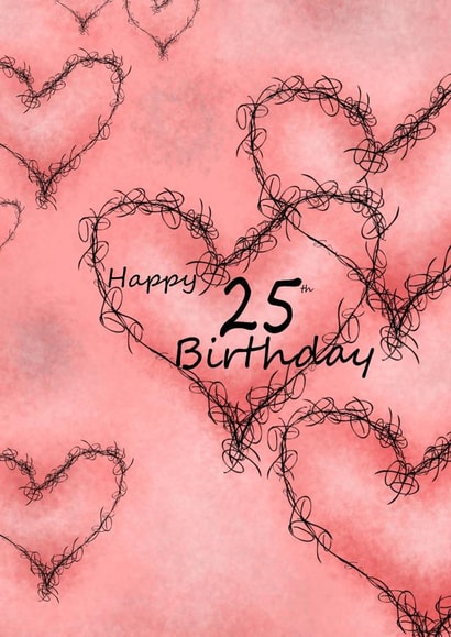 hearts Cute Birthday Card 25931 created by andersonartstudio