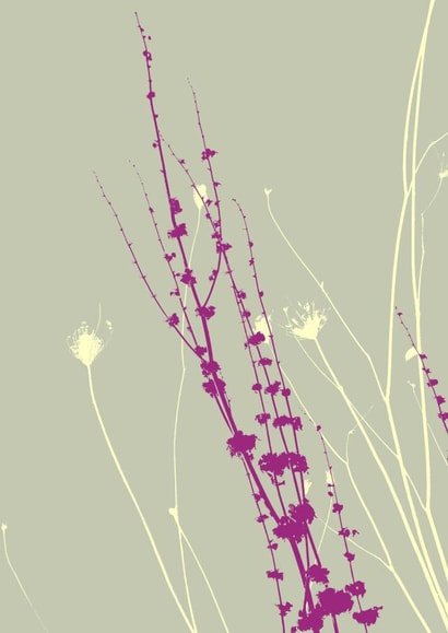 grass flower Just because Card 1209 created by Liane Brookes