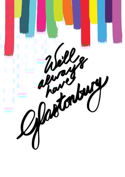 glastonbury Male Just because Card 25967 created by Ashleigh Arthur