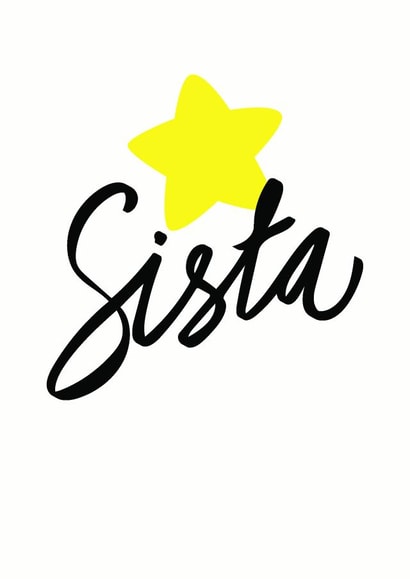 star sista Love & Friendship Card 3272 created by Ashleigh Arthur