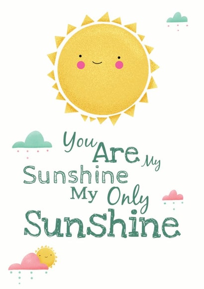 sunshine Cute Just because Card 5717 created by Louise Wright