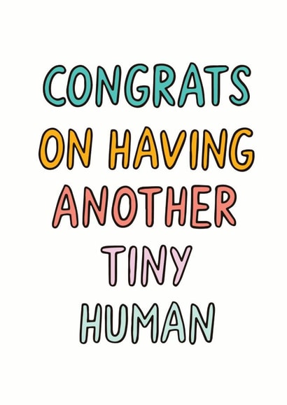 congrats baby New Baby Card 5216 created by Veronica Dearly