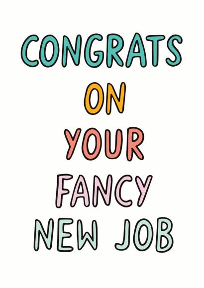 congrats new New Job Card 5226 created by Veronica Dearly
