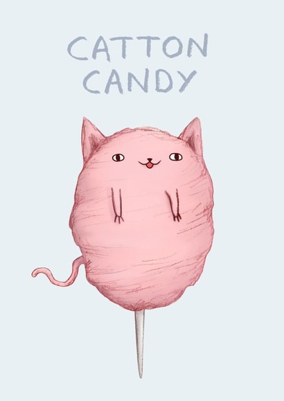 candy cotton Just because... Card 1123 created by Sophie Corrigan