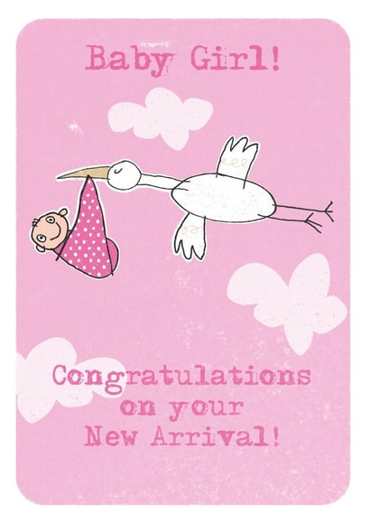 New Baby New Baby Card 6176 created by Bird Blue Creative