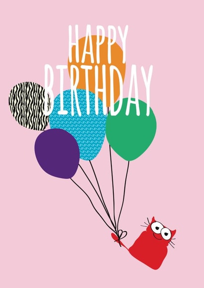 birthday cat Birthday Card 27648 created by Frankie Whistle