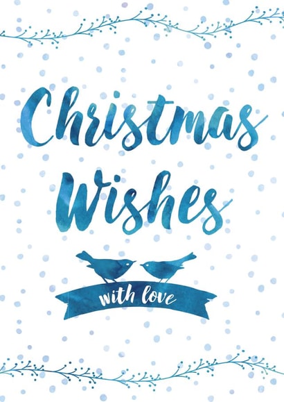 wishes xmas Christmas Card 28193 created by Paper Sheriff