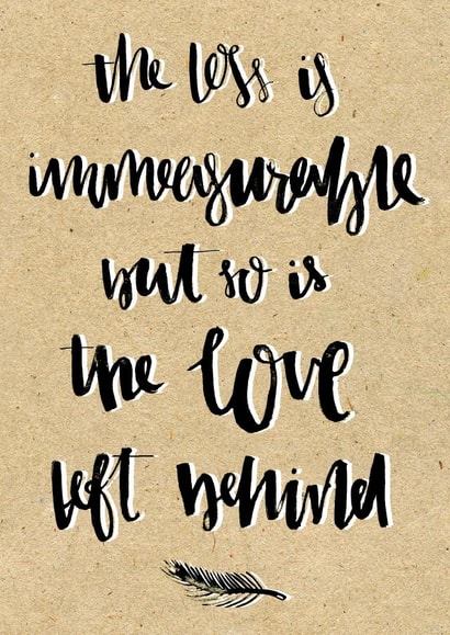 loss death Sympathy Card 4447 created by Bee Davies