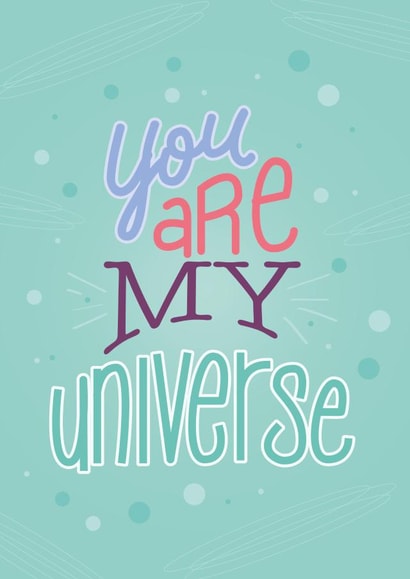 lettering love Valentines Day Card 22140 created by Omar Calvario