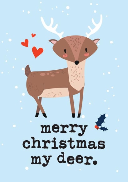 Merry Christmas Christmas Card 28299 created by Mrs Best Paper Co.