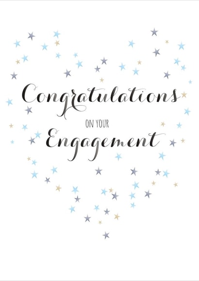 Congratulations on your engagement created by Claire Giles