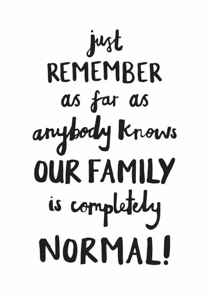 family funny Just Because Card 27272 created by Art + Ace Studio