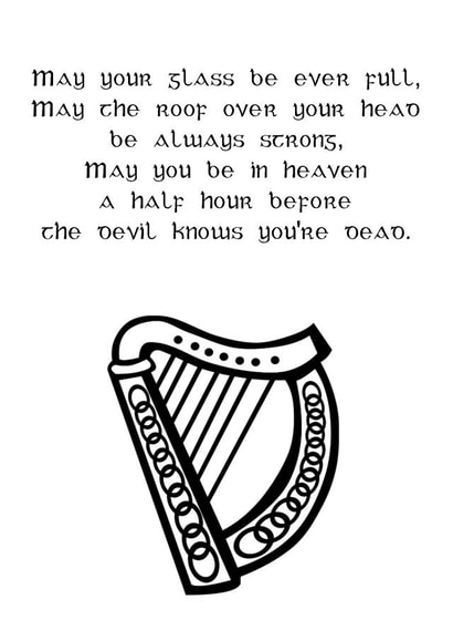 irish blessing Love & Friendship Card 28634 created by Rosalynd Nic Aodh