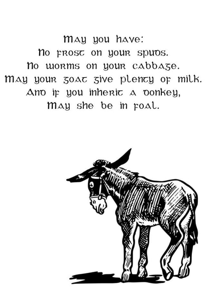 irish blessing Thinking of you Card 6325 created by Rosalynd Nic Aodh