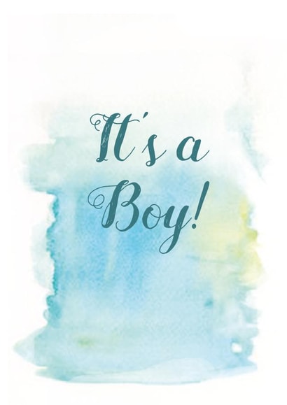 boy baby New Baby Card 6343 created by Uzma Faheem