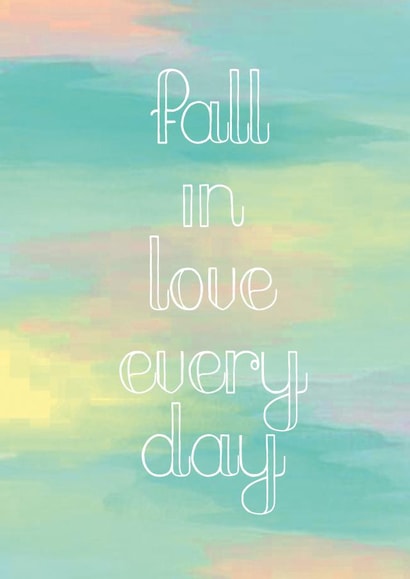 love happy Just because Card 6351 created by Uzma Faheem