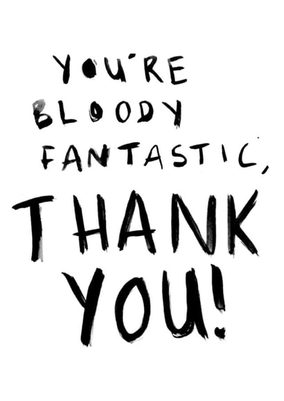 thank you Card 23448 created by Hannah Venables