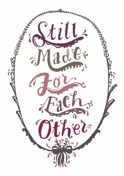 Pretty Antique Anniversary Card - Still Made For Each Other created by Nic Farrell