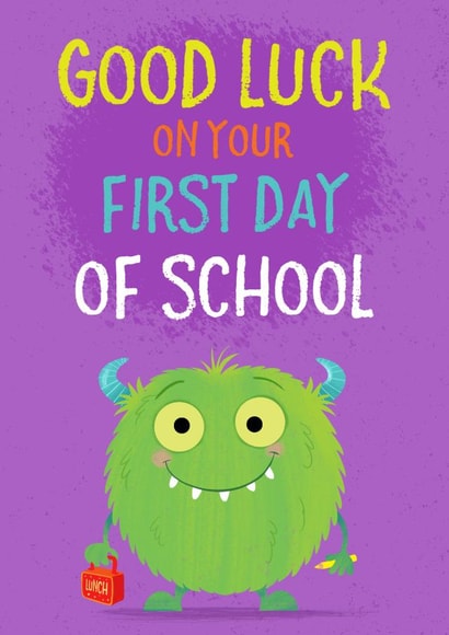 school good Good Luck Card 2459 created by Louise Gardner