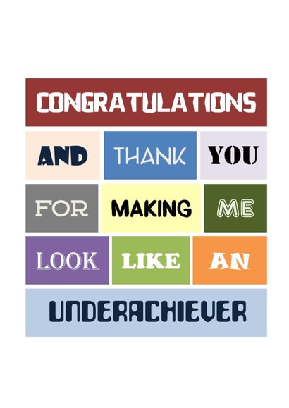 Witty Congratulations Card - Well Done created by SixElevenCreations