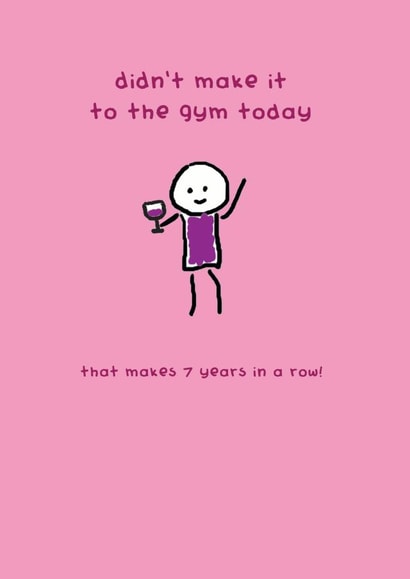 funny cute Humour Card 6480 created by Redback Cards