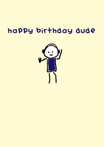 happy birthday Birthday Card 6492 created by Redback Cards