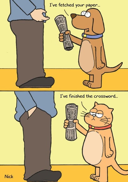 Funny cartoon Humour Card 28902 created by Nick Hannaford-Hill