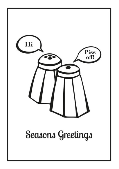 funny pun Christmas Card 26516 created by Cookie Design