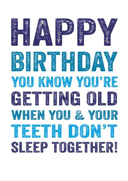 happybirthday Adult Birthday Card 3496 created by Do You Punctuate?