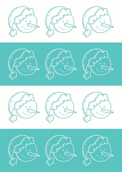 blue white Christmas Card 28677 created by So Yeah Stuff