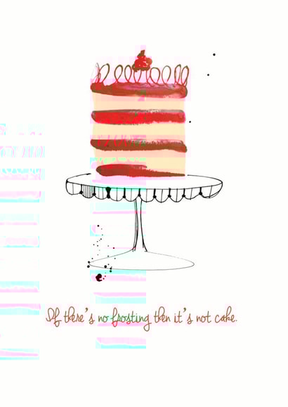Cake Frosting Birthday Card 28933 created by Kendra Olson