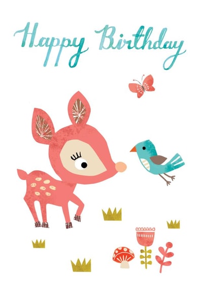 happy birthday Birthday Card 28717 created by Louise Anglicas