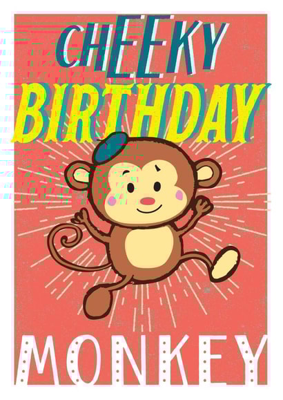 Cheeky Monkey Birthday created by Jon Higham