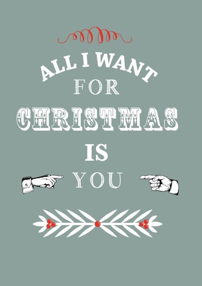 Partner  Typographic Christmas Card 26665 created by Ilka Dickens