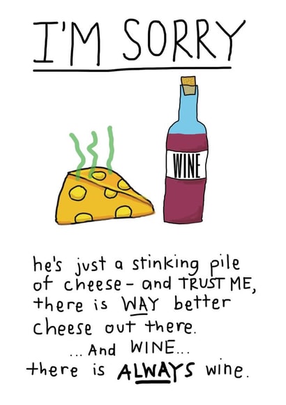 breakup relationship Thinking of you Card 4627 created by Che Dyer