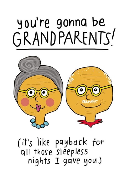 baby announcement Pregnancy Card 4628 created by Che Dyer